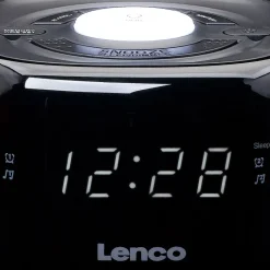 Lenco CR-12BK FM Wekkerradio