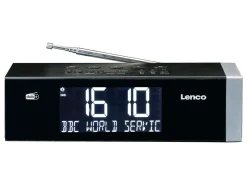 Lenco CR-640BK Stereo FM wekkerradio