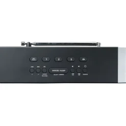 Lenco CR-640BK Stereo FM wekkerradio