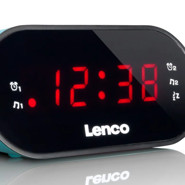 Lenco CR-07 FM wekkerradio - Blue