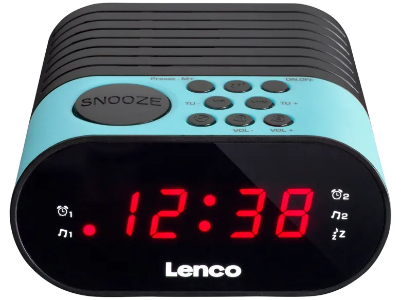 Lenco CR-07 FM wekkerradio - Blue