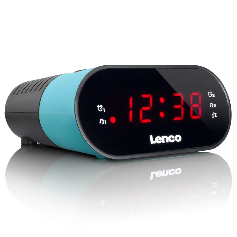 Lenco CR-07 FM wekkerradio - Blue