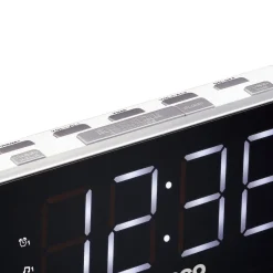 Lenco CR-18 White PLL FM wekkerradio