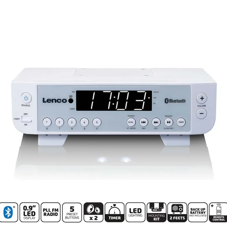 Lenco KCR-100WH keukenradio