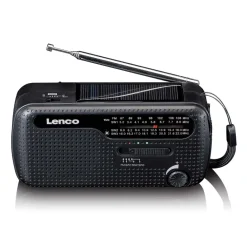 Lenco MCR-113BK Draagbare opwindbare noodradio