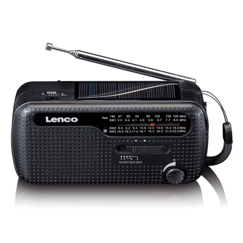 Lenco MCR-113BK Draagbare opwindbare noodradio