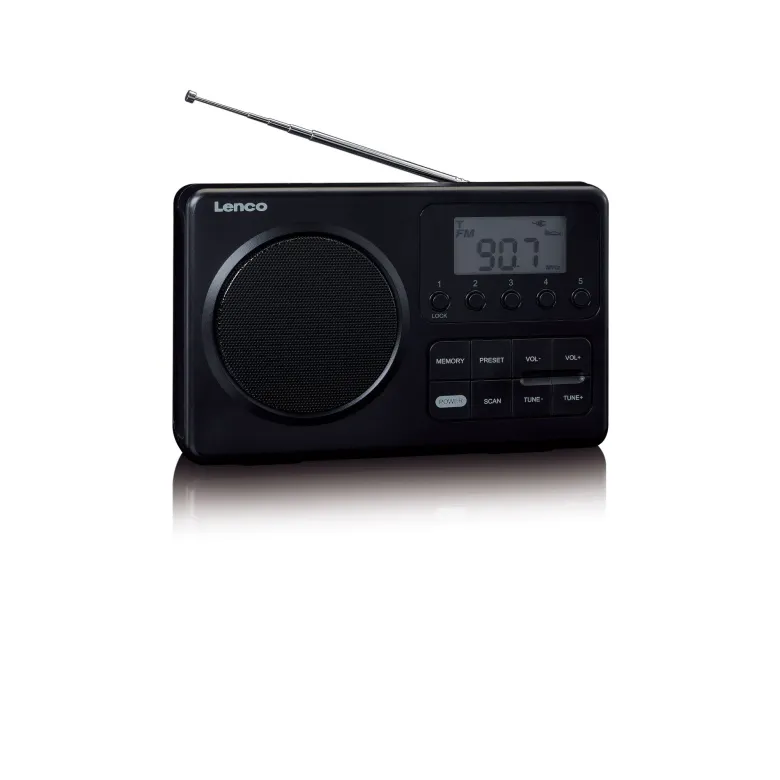 Lenco MPR-035BK Compacte draagbare FM Radio