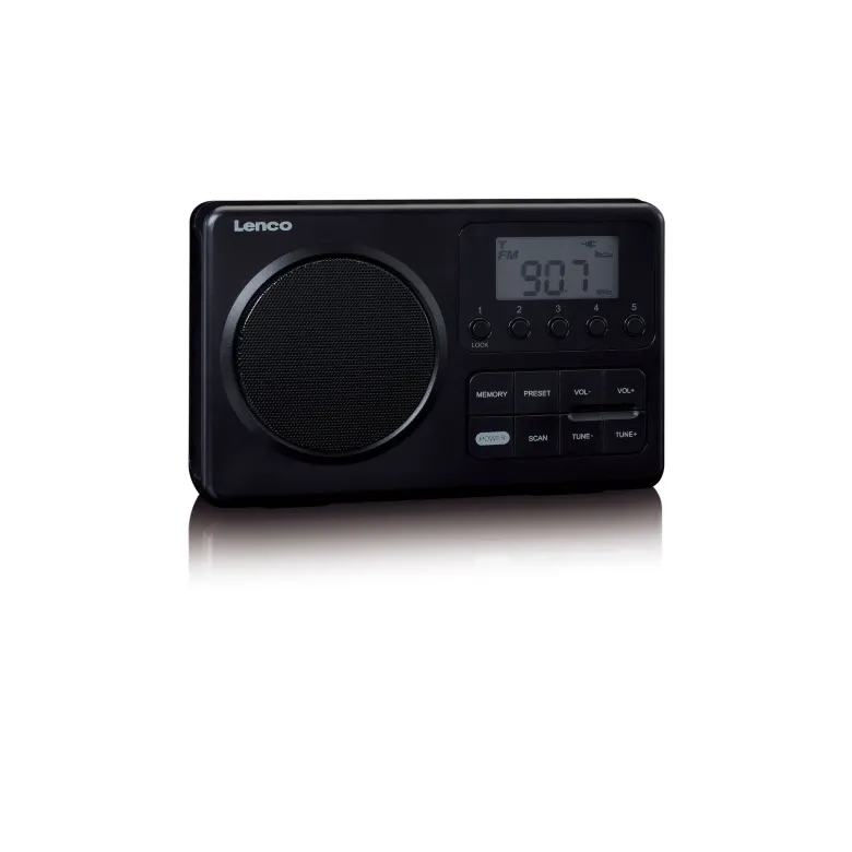 Lenco MPR-035BK Compacte draagbare FM Radio