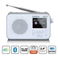 Lenco PDR-036WH DAB+ FM radio