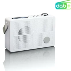 Lenco PDR-030WH Draagbare DAB+/FM radio