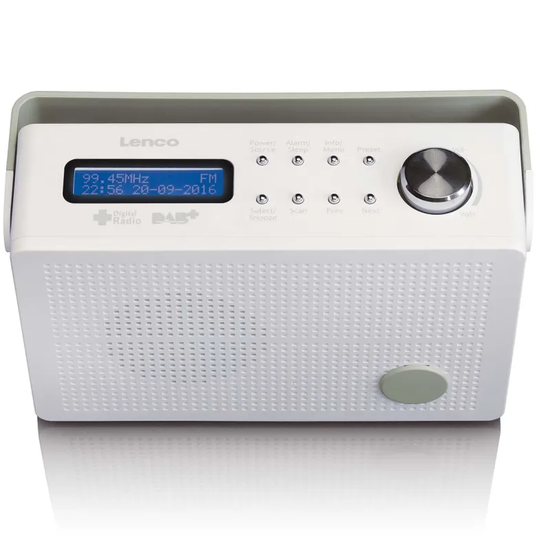 Lenco PDR-030WH Draagbare DAB+/FM radio