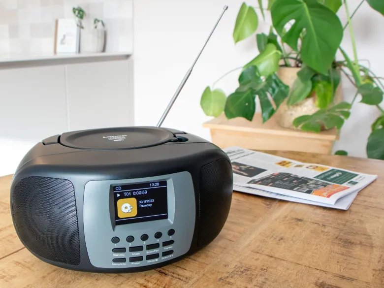 Lenco scd-860bk draagbare dab+/fm radio
