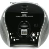 Lenco SCD-24 draagbare FM radio - Black
