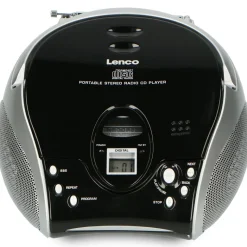Lenco SCD-24 draagbare FM radio - Black