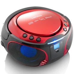 Lenco SCD-550 draagbare FM radio - Red