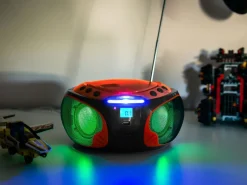 Lenco SCD-550 draagbare FM radio - Red