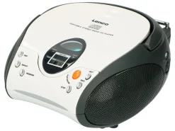 Lenco SCD-24 draagbare FM radio - White
