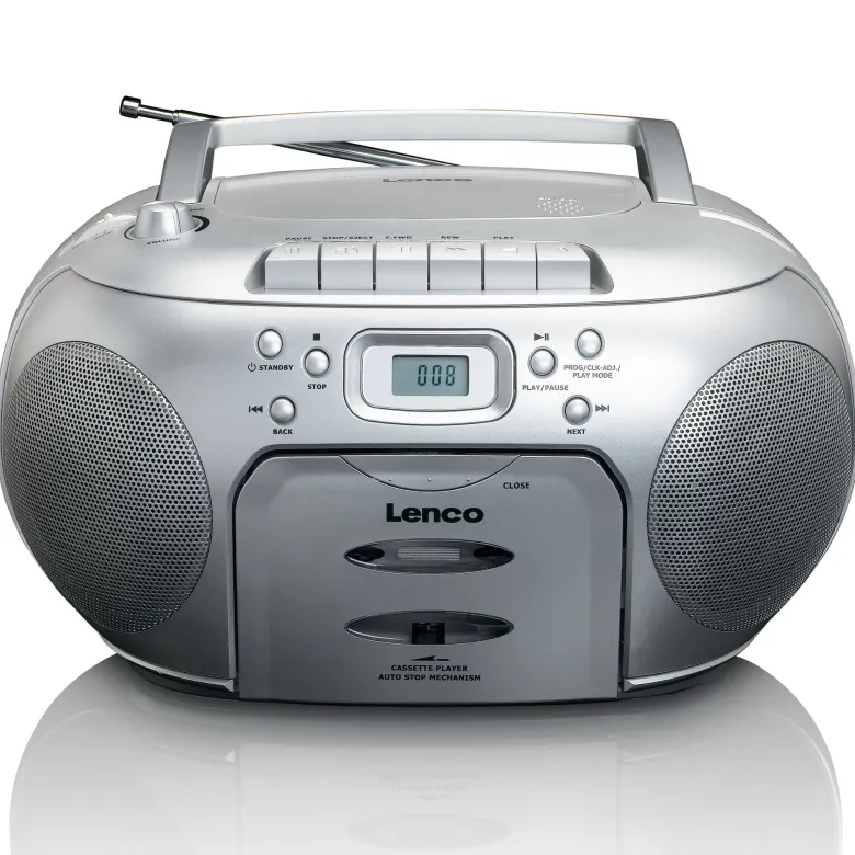 Lenco SCD-420 Portable FM Radio - Grey