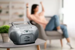 Lenco SCD-420 Portable FM Radio - Grey