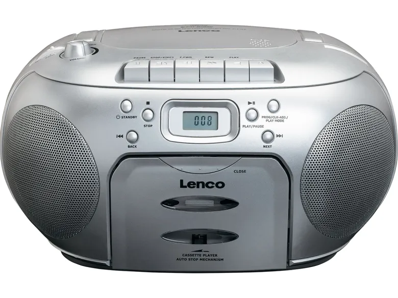 Lenco SCD-420 Portable FM Radio - Grey