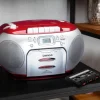 Lenco SCD-420 Portable FM Radio - Red