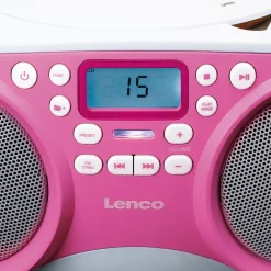 Lenco SCD-301 radio - Pink