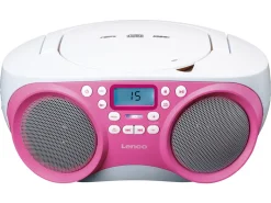 Lenco SCD-301 radio - Pink