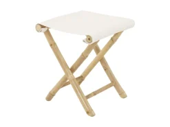 Lesli Living Bamboe krukje met canvas doek