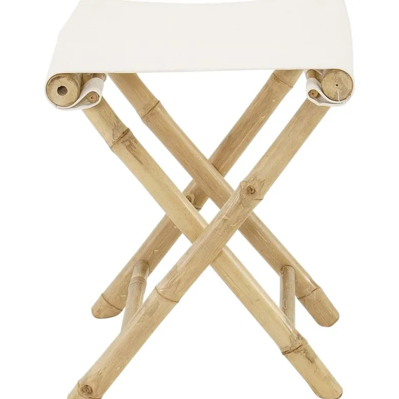 Lesli Living Bamboe krukje met canvas doek