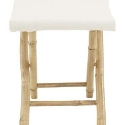 Lesli Living Bamboe krukje met canvas doek