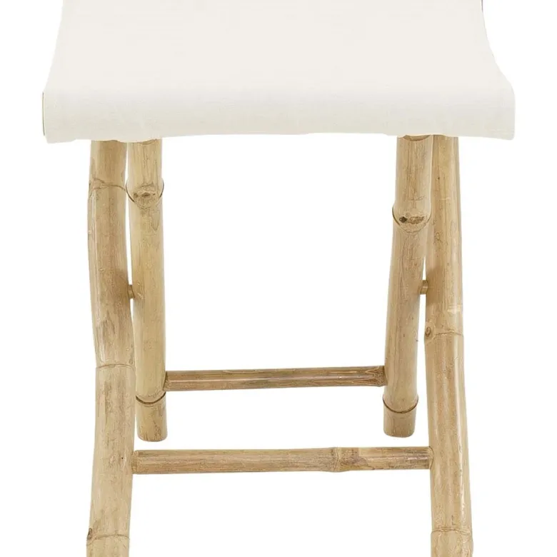 Lesli Living Bamboe krukje met canvas doek