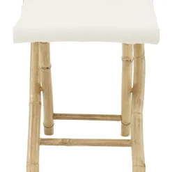Lesli Living Bamboe krukje met canvas doek