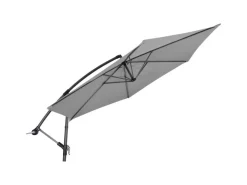 Lesli Living Gemini 300 cm zweefparasol - Grey