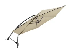 Lesli Living Gemini 300 cm zweefparasol - Ecru