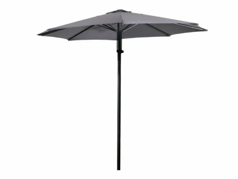 Lesli Living Libra 300 cm push-up parasol - Grey