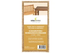 Lesli Living teak en hardhout schuursponzen