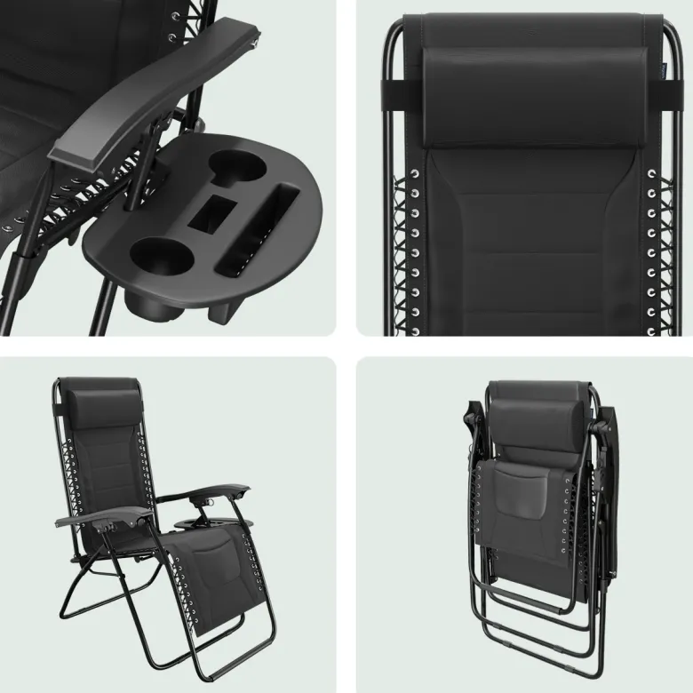 LifeGoods Comfort relaxstoel - Black