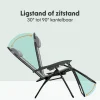 LifeGoods Comfort set van 2 relaxstoelen - Black/Grey