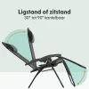 LifeGoods Comfort set van 2 relaxstoelen - Black