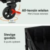 LifeGoods 80 kg bolderkar met dak - Anthracite