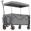LifeGoods Kinderen Dak 80KG bolderkar - Grey