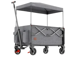 LifeGoods Kinderen Dak 80KG bolderkar - Grey