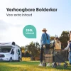 LifeGoods 230L bolderkar - Black