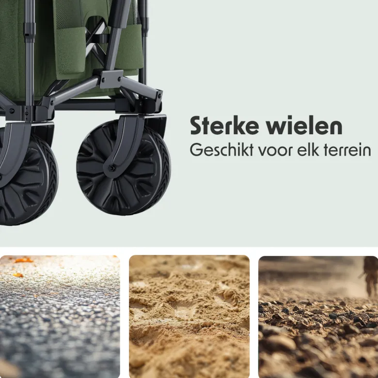 LifeGoods 230L bolderkar - Green
