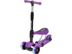 LifeGoods MultiRider kinderstep met zitje - Purple