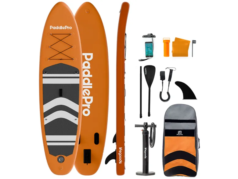 LifeGoods PaddlePro SUP Board - Orange