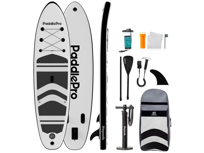Lifegoods paddlepro sup board - white/black