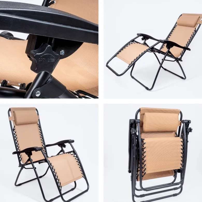 LifeGoods set van 2 relaxstoelen - Beige