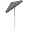 LifeGoods 200 x 125 cm balkonparasol - Houtlook