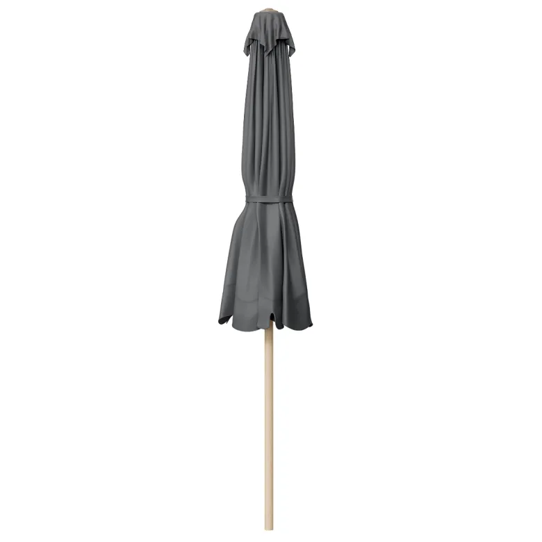 LifeGoods 200 x 125 cm balkonparasol - Houtlook